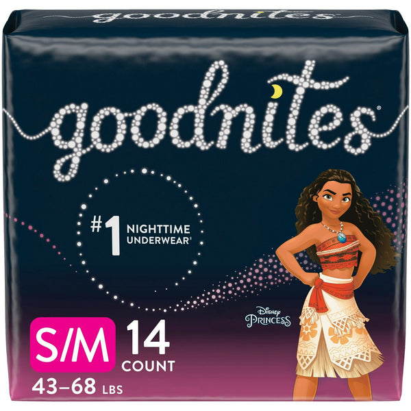 GoodNites Goodnites Girls' Nighttime Bedwetting Underwear Size S/M, 14 Count EasyOptionXY LLC
