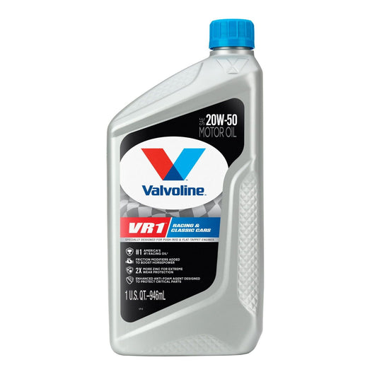 Valvoline VR1 Racing 20W-50 Conventional Motor Oil 1 QT EasyOptionXY LLC