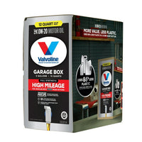 Valvoline Full Synthetic High Mileage 0W-20 Motor Oil, 12 QT EasyOptionXY LLC