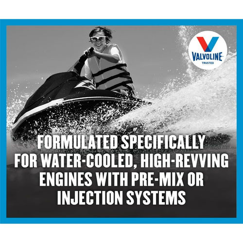 Valvoline 2-Cycle Marine TCW-3 Synthetic Blend Motor Oil 1 GA EasyOptionXY LLC