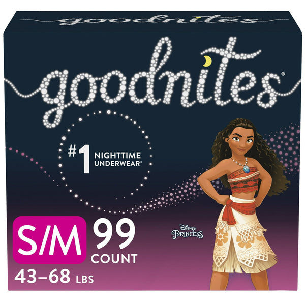 Goodnites Girls' Nighttime Bedwetting Underwear Size S/M, 99 Count EasyOptionXY LLC