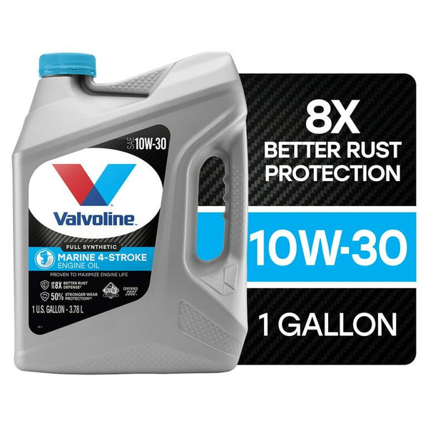 Valvoline 4-Stroke Marine 10W-30 Full Synthetic Engine Oil 1 GA EasyOptionXY LLC