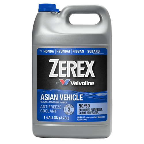 Zerex Asian Vehicle Blue Silicate and Borate Free Antifreeze / Coolant 50/50 Ready-to-Use 1 GA EasyOptionXY LLC