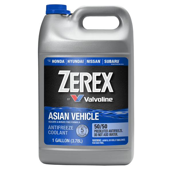 Zerex Asian Vehicle Blue Silicate and Borate Free Antifreeze / Coolant 50/50 Ready-to-Use 1 GA EasyOptionXY LLC