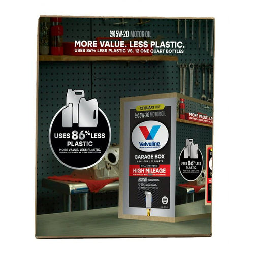 Valvoline Full Synthetic High Mileage 5W-20 Motor Oil, 12 QT EasyOptionXY LLC