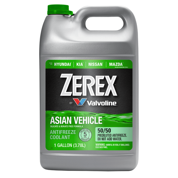 Zerex Asian Vehicle Green Silicate and Borate Free Antifreeze / Coolant 50/50 Ready-to-Use 1 GA EasyOptionXY LLC
