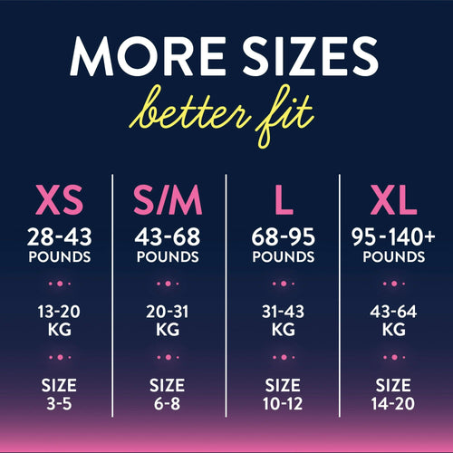 Goodnites Girls' Nighttime Bedwetting Underwear Size XL, 63 Count EasyOptionXY LLC