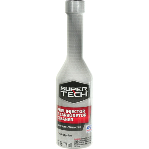 Super Tech Concentrated Fuel Injector and Carburetor Cleaner, 6 oz. for Engine Performance EasyOptionXY LLC