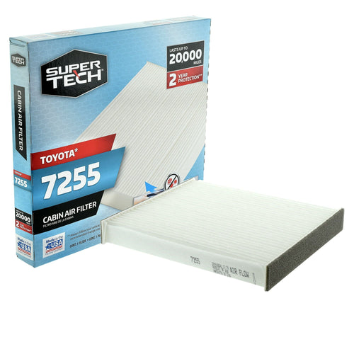 SuperTech Cabin Air Filter 7255, Replacement Air/Dust Filter for Toyota EasyOptionXY LLC