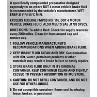 Super Tech Premium Synthetic Dot 4 Brake Fluid, 12 fl. oz. EasyOptionXY LLC