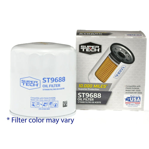 Super Tech ST9688 10K Mile Spin-On Motor Oil Filter Fits Honda, Hyundai, Isuzu, Kia and Mitsubishi EasyOptionXY LLC