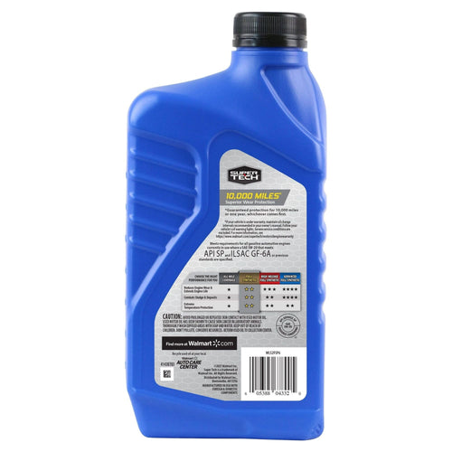 Super Tech Full Synthetic SAE 5W-20 Motor Oil, 1 Quart EasyOptionXY LLC