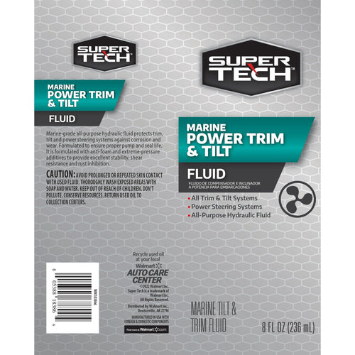 Super Tech Marine Power Trim and Tilt Fluid, 8 oz tube EasyOptionXY LLC