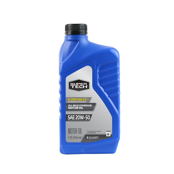 Super Tech All Mileage Motor Oil SAE 20W-50, 1 Quart EasyOptionXY LLC
