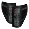 Spyder Ford F150 09-14 LED Tail Lights Black Smoke ALT-YD-FF15009-LED-BSM OffRoadUSA.com