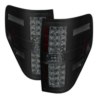 Spyder Ford F150 09-14 LED Tail Lights Black Smoke ALT-YD-FF15009-LED-BSM OffRoadUSA.com