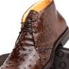 Zelli Italia Zelli Italia 43-594-BRN MARCO Ostrich Quill Chukka Boot, Brown