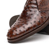 Zelli Italia Zelli Italia 43-594-BRN MARCO Ostrich Quill Chukka Boot, Brown
