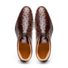 Zelli Italia Zelli Italia 43-594-BRN MARCO Ostrich Quill Chukka Boot, Brown