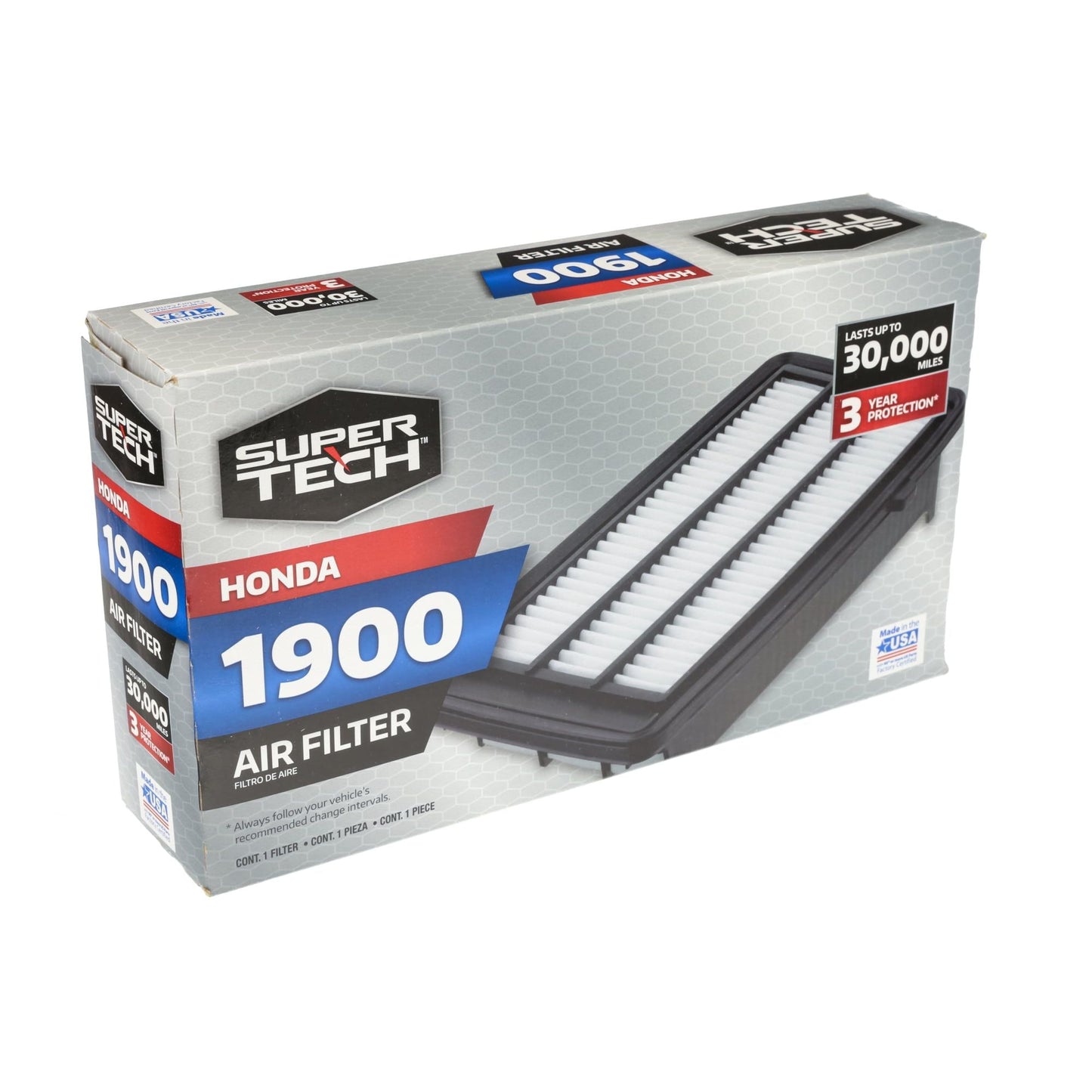 Super Tech Engine Air Filter 1900, Replacement Filter for 2016-2020 Honda Civic/CR-V EasyOptionXY LLC