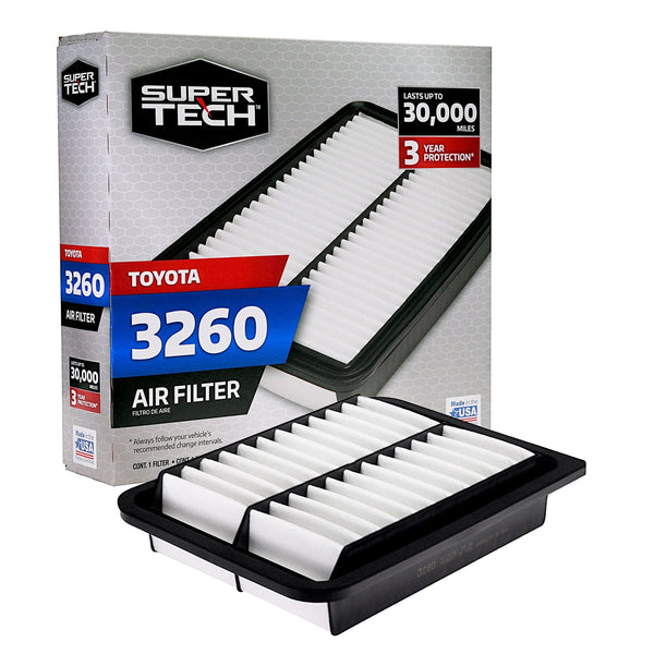 Super Tech 3260 Engine Air Filter, Replacement Filter for Toyota EasyOptionXY LLC