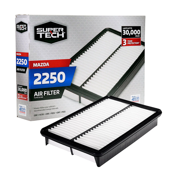 Super Tech 2250 Engine Air Filter, Replacement for Mazda EasyOptionXY LLC