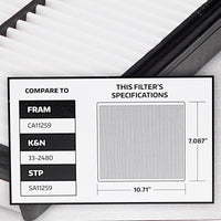 Super Tech 2250 Engine Air Filter, Replacement for Mazda EasyOptionXY LLC