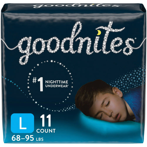 Goodnites Boys' Nighttime Bedwetting Underwear Size L, 11 Count EasyOptionXY LLC