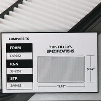 Super Tech 3275 Engine Air Filter, Replacement Filter for Toyota EasyOptionXY LLC