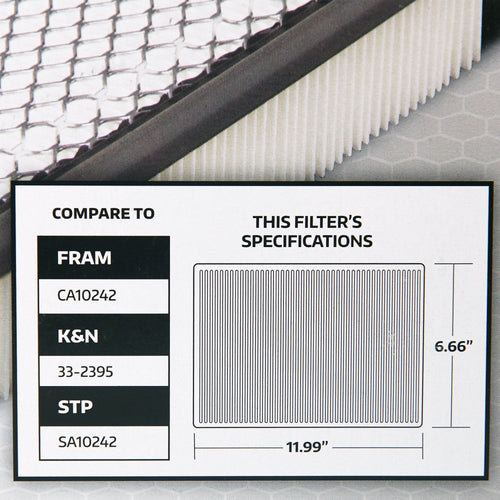 Super Tech 1250 Engine Air Filter, Replacement Filter for Ford EasyOptionXY LLC