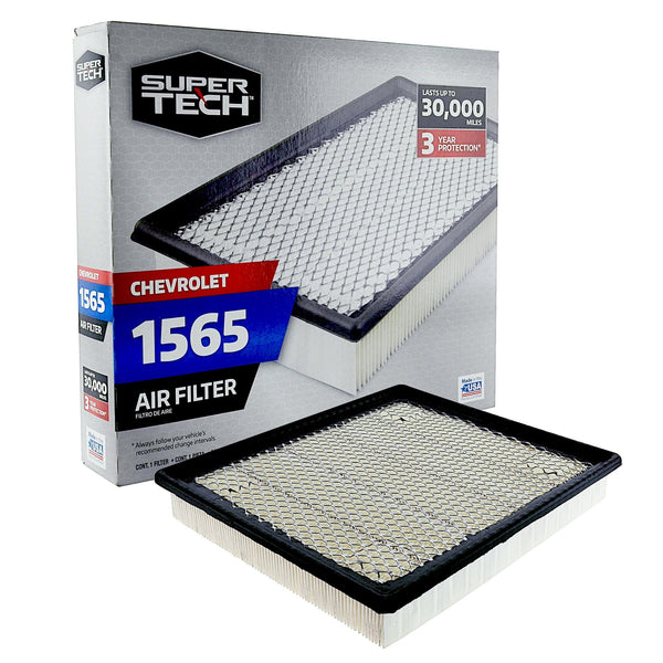 Super Tech 1565 Engine Air Filter, Replacement Filter for GM or Chevrolet EasyOptionXY LLC