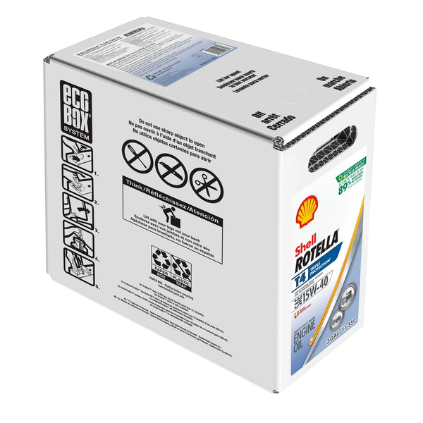Shell Rotella T4 Triple Protection 15W-40 Diesel Motor Oil, 3 Gallon EasyOptionXY LLC