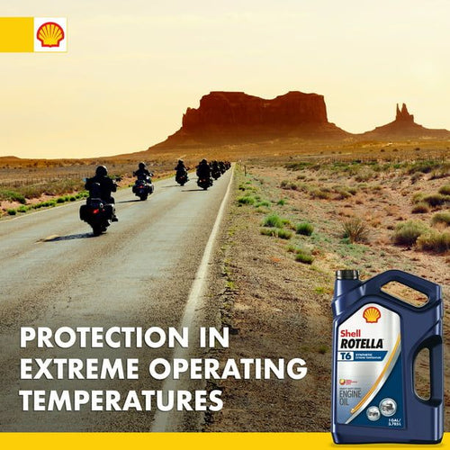 Shell Rotella T6 Full Synthetic 5W-40 Diesel Engine Oil, 1 Gallon, 3 Pack EasyOptionXY LLC