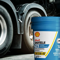Shell Rotella T6 Full Synthetic 15W-40 Diesel Engine Oil, 5 Gallon EasyOptionXY LLC