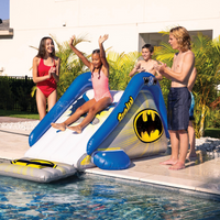 WOW Sports DC Comics Batman Large Inflatable Pool Slide Jupiter Gear