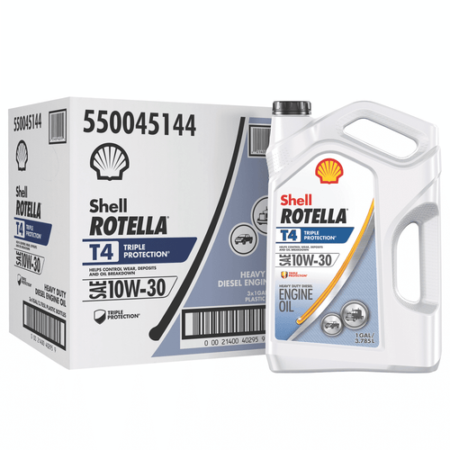 Shell Rotella T4 Triple Protection 10W-30 Diesel Motor Oil, 1 Gallon, 3-Pack EasyOptionXY LLC