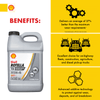 Shell Rotella T5 Synthetic Blend 15W-40 Diesel Engine Oil, 2.5 Gallon, 2-Pack Case EasyOptionXY LLC