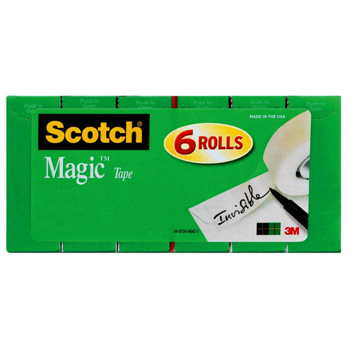 Scotch Magic Tape Refill, 3/4 in x 800 in, 6 Count EasyOptionXY LLC