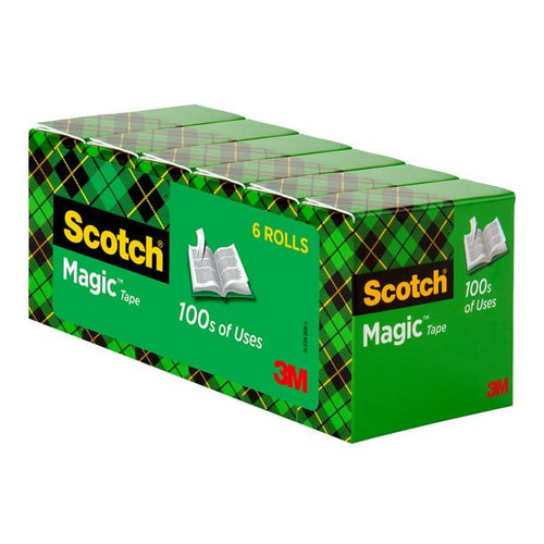 Scotch Magic Tape Refill, 3/4 in x 800 in, 6 Count EasyOptionXY LLC