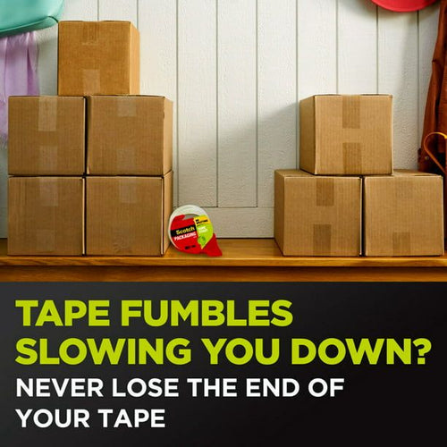 Scotch Sure Start Packaging Tape, Clear, 1.88 in. x 25.6 yd, 1 Rolls EasyOptionXY LLC