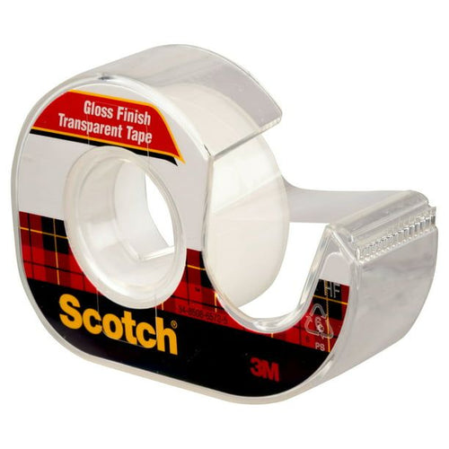 Scotch Transparent Tape, 3/4 in x 300 in, 3 Dispensers EasyOptionXY LLC