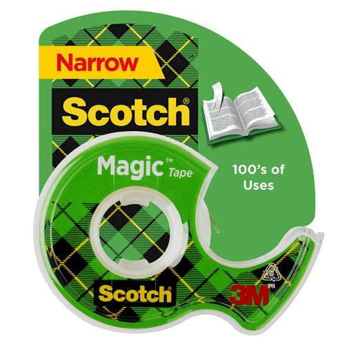 Scotch Magic Tape, 1/2 in x 800 in, Clear, 1 Dispenser/Pack EasyOptionXY LLC