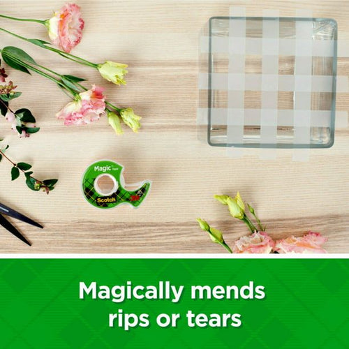 Scotch Magic Tape, 1/2 in x 800 in, Clear, 1 Dispenser/Pack EasyOptionXY LLC