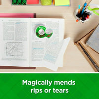 Scotch Magic Tape Dispensers, Clear, 3/4 in. x 300 in., 3 Dispensers EasyOptionXY LLC