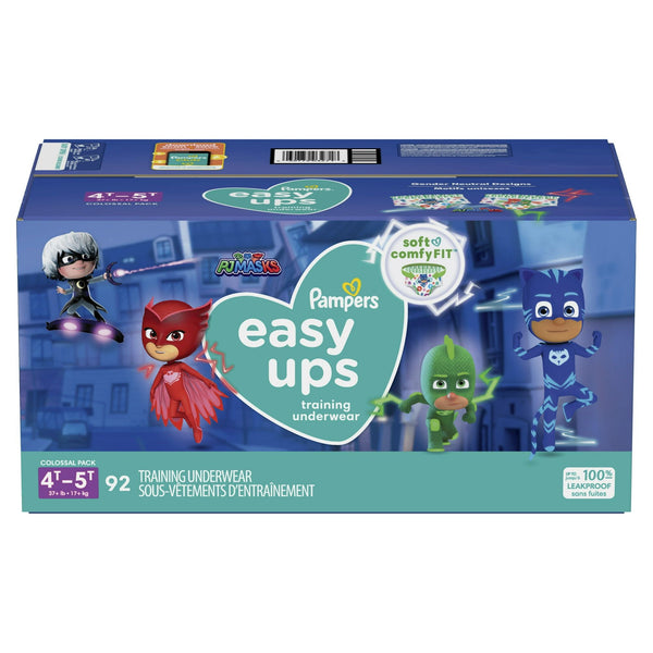 Pampers Easy Ups Training Underwear Boys Size 6 , 92 Count EasyOptionXY LLC