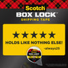 Scotch Box Lock Packaging Tape Refill, Clear, 1.88 in. x 54.6 yd., 1 Roll EasyOptionXY LLC