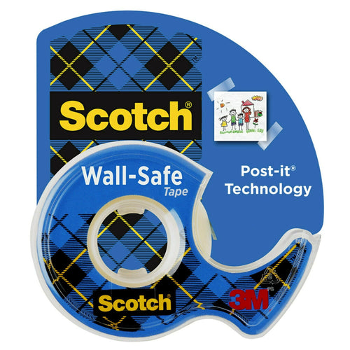 Scotch Wall-Safe Tape Dispenser, 3/4 in. x 650 in., 1 Dispenser EasyOptionXY LLC