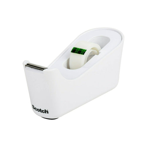 Scotch Tape Dispenser Includes Tape, White, .75 in x 350 in, 1 Dispenser EasyOptionXY LLC
