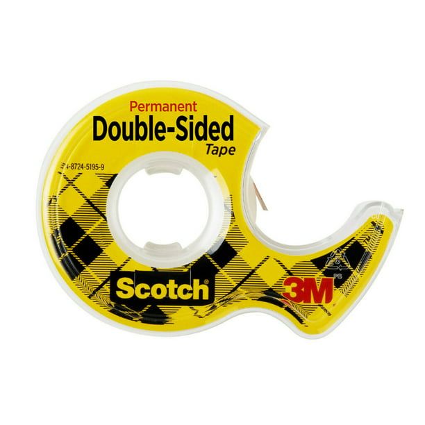 Scotch Double Sided Tape, Permanent, 1/2 in. x 400 in., 1 Dispenser EasyOptionXY LLC