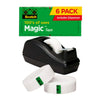 Scotch Magic Tape Value Pack, 3/4"x 1000", 6 Rolls & 1 Black Dispenser EasyOptionXY LLC